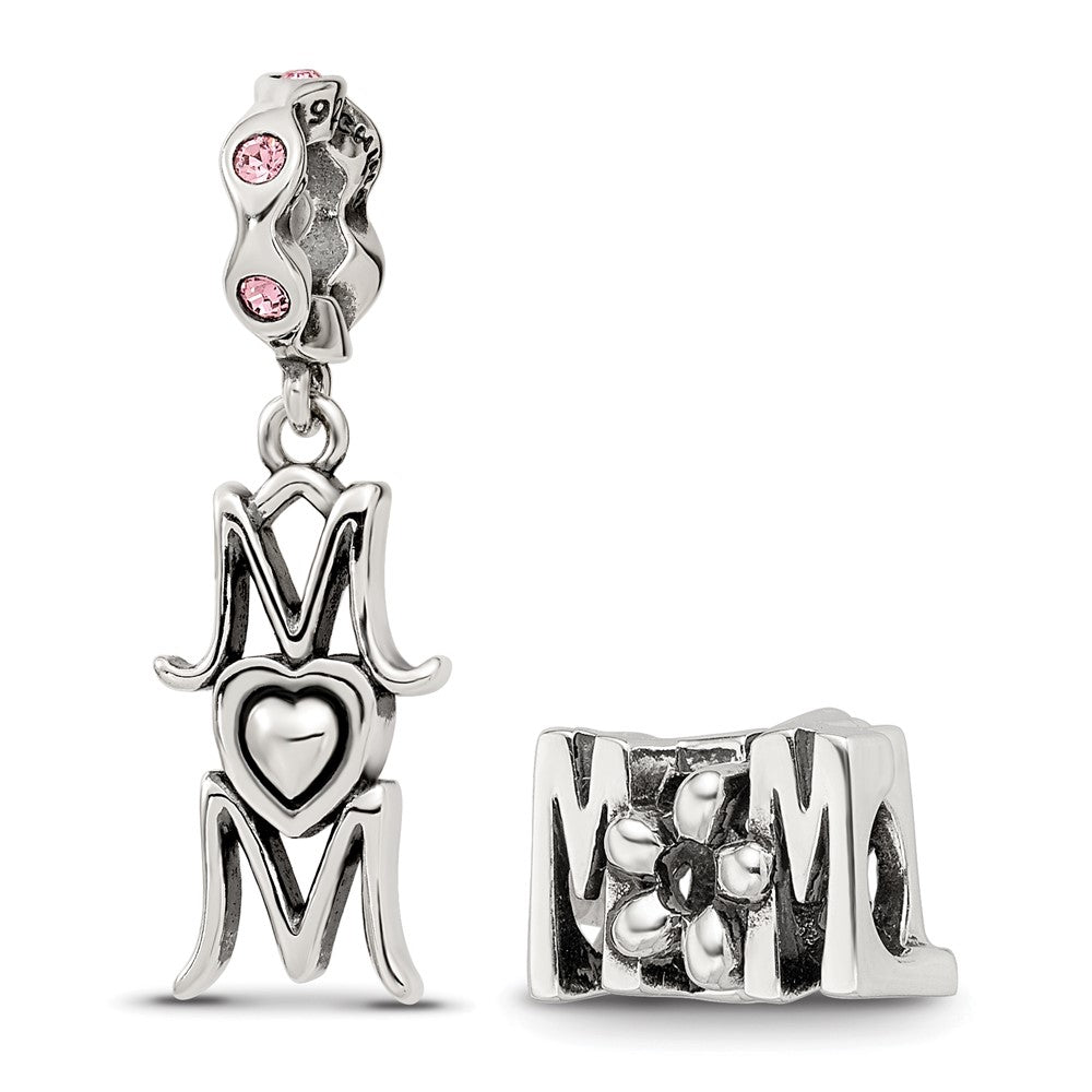 Reflections 925 Sterling Silver Best Mom Boxed Bead Set