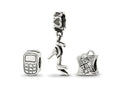 Reflections 925 Sterling Silver Stylish Girl Boxed Bead Set