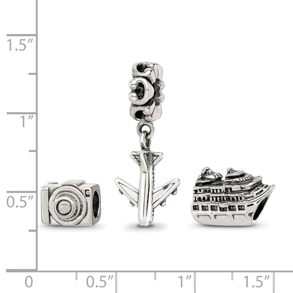 Reflections 925 Sterling Silver Travel Bug Boxed Bead Set