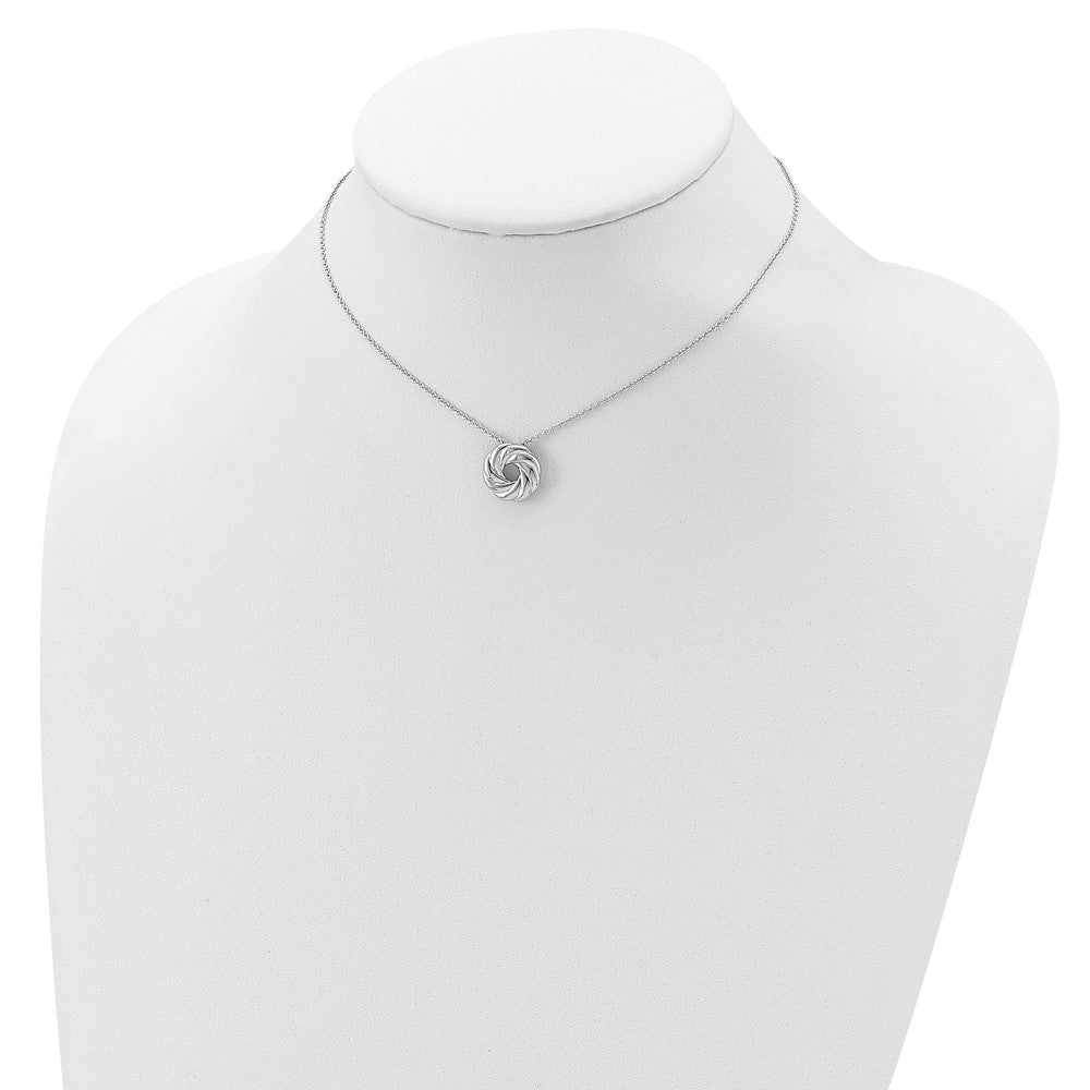Sentimental Expressions 925 Sterling Silver Cable  CZ Sparkle Shine Necklace 14 Inches x 14 mm