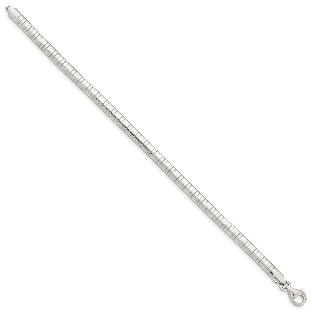 FJC Finejewelers 925 Sterling Silver Link Cubetto Bracelet 7 Inches x 4 mm