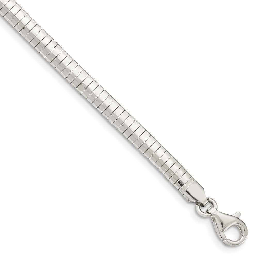 FJC Finejewelers 925 Sterling Silver Link Cubetto Bracelet 7 Inches x 4 mm