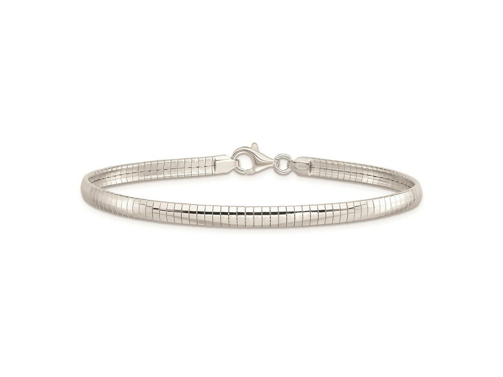 FJC Finejewelers 925 Sterling Silver Link Cubetto Bracelet 8 Inches x 4 mm
