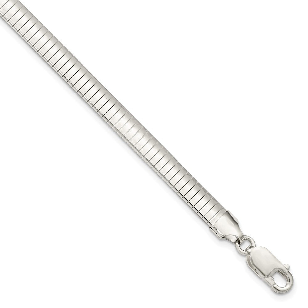 FJC Finejewelers 925 Sterling Silver Link 6mm Cubetto Bracelet 7 Inches
