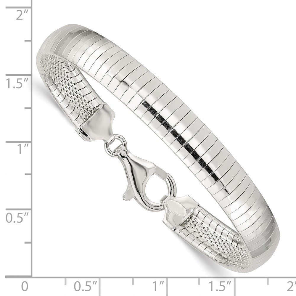 FJC Finejewelers 925 Sterling Silver Link Cubetto Bracelet 7 Inches x 8 mm