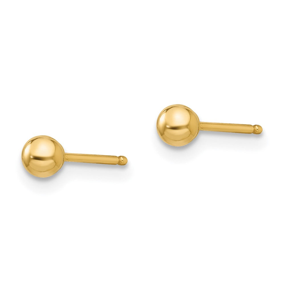 FJC Finejewelers 14 kt Yellow Gold Madi K Polished Ball Post Earrings 3 x 3 mm