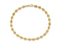 FJC Finejewelers 14 kt Yellow Gold Polished Fancy Link Bracelet 7.5 Inches x 4.1 mm