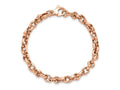 FJC Finejewelers 14 kt Rose Gold Polished Fancy Link Bracelet 7.5 Inches x 6.3 mm