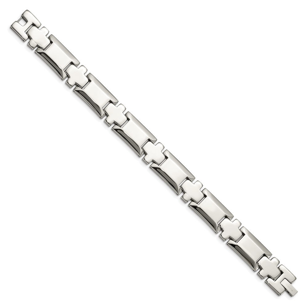 FJC Finejewelers Stainless Steel Link Polished Bracelet 8.5 Inches x 13.9 mm