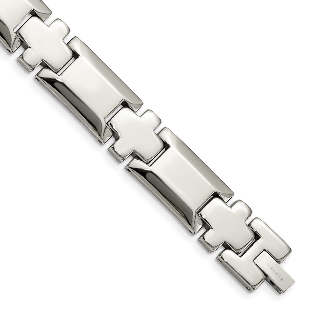 FJC Finejewelers Stainless Steel Link Polished Bracelet 8.5 Inches x 13.9 mm