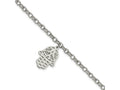 FJC Finejewelers Stainless Steel Bracelets with Station Chamseh/Hamsa 7in Bracelet 7 Inches x 15.03 mm