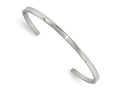 FJC Finejewelers Stainless Steel Polished Cuff Bangle 6.5 Inches x 3 mm