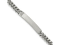 FJC Finejewelers Stainless Steel Curb Polished ID Bracelet 8.25 Inches x 7.94 mm