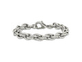 FJC Finejewelers Stainless Steel Polished and Textured Fancy Rope Bracelet 8 Inches x 7.82 mm
