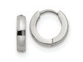 FJC Finejewelers Stainless Steel Polished 3mm Hinged Hoop Earrings 13 mm x 13 mm