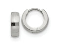FJC Finejewelers Stainless Steel Polished 4mm Hinged Hoop Earrings 13 mm x 13 mm