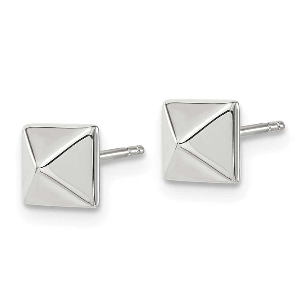 FJC Finejewelers Stainless Steel Button Polished Stud Post Earrings 6 x 6 mm