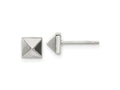 FJC Finejewelers Stainless Steel Button Polished Stud Post Earrings 6 x 6 mm