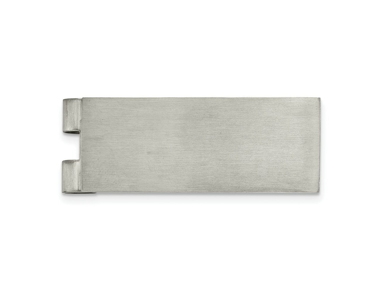 FJC Finejewelers Stainless Steel Brushed Money Clip 54 x 20 mm