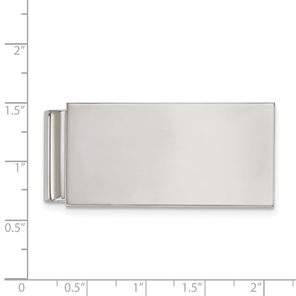 FJC Finejewelers Stainless Steel Polished Money Clip 50 x 22 mm