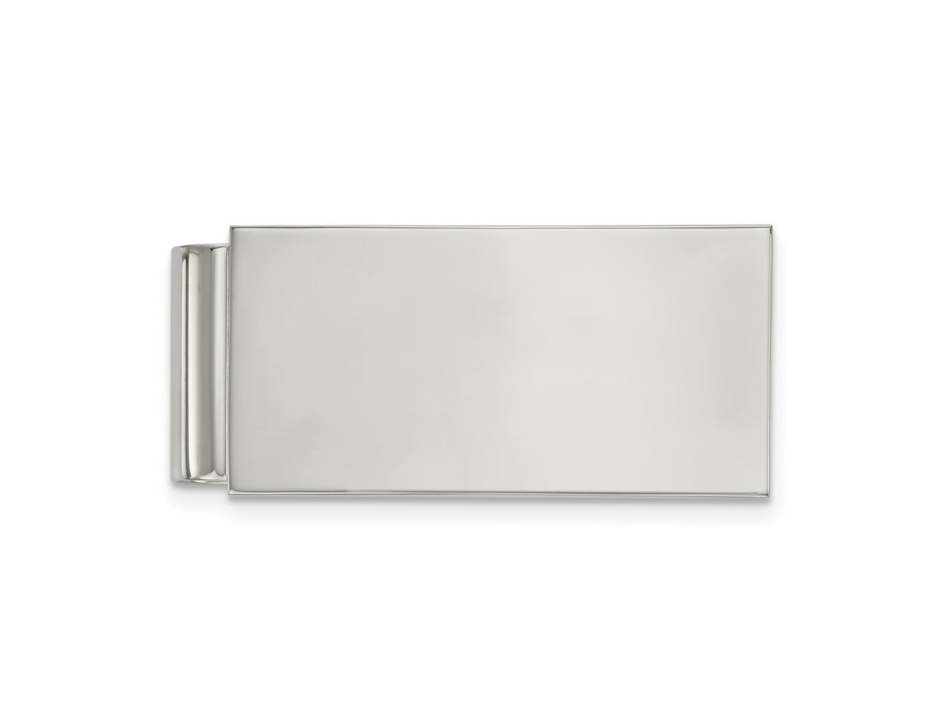FJC Finejewelers Stainless Steel Polished Money Clip 50 x 22 mm