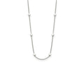 FJC Finejewelers Stainless Steel Cable Polished Stars Necklace 35 Inches x 8.77 mm