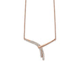 FJC Finejewelers Stainless Steel Rose IP Preciosa Crystal with 2in ext Fancy Necklace 19.75 Inches x 4.4 mm