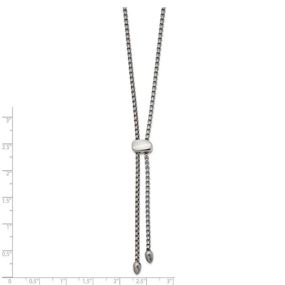 FJC Finejewelers Stainless Steel Polished Fancy Adjustable up to 20.5in Necklace 20.5 Inches x 6.2 mm