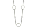 FJC Finejewelers Stainless Steel Cable Polished Fancy Oval Link Necklace 38 Inches x 20.1 mm