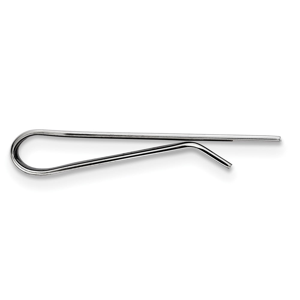 FJC Finejewelers Stainless Steel Tie Clip Polished Tie Bar / Money Clip 33 x 7 mm
