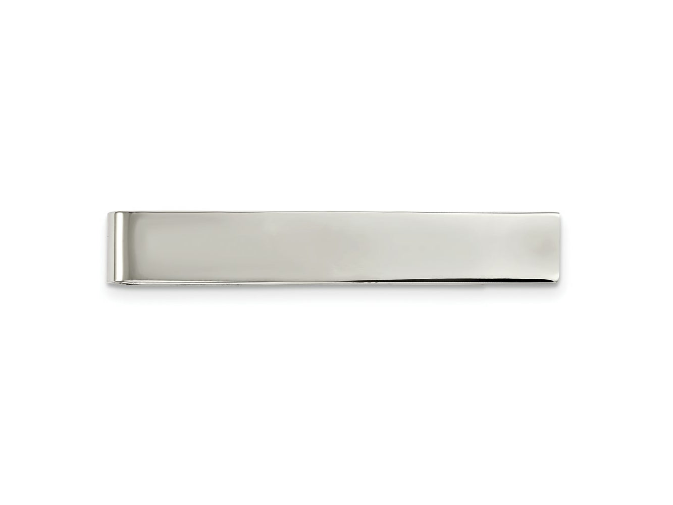 FJC Finejewelers Stainless Steel Tie Clip Polished Tie Bar / Money Clip 49 x 8 mm