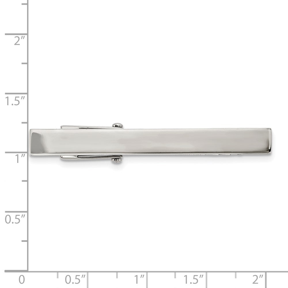 FJC Finejewelers Stainless Steel Tie Clip Polished Tie Bar 59 x 6 mm