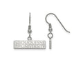 LogoArt 925 Sterling Silver Duquesne University Small Dangle Earrings 31 x 18 mm