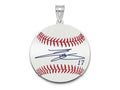 FJC Finejewelers 925 Sterling Silver Rh-p Shohei Ohtani MLBPA Signature Epoxy Charm 33 x 25 mm