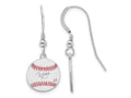 FJC Finejewelers 925 Sterling Silver Manny Machado MLBPA Signature Epoxy Earrings 31 x 12 mm