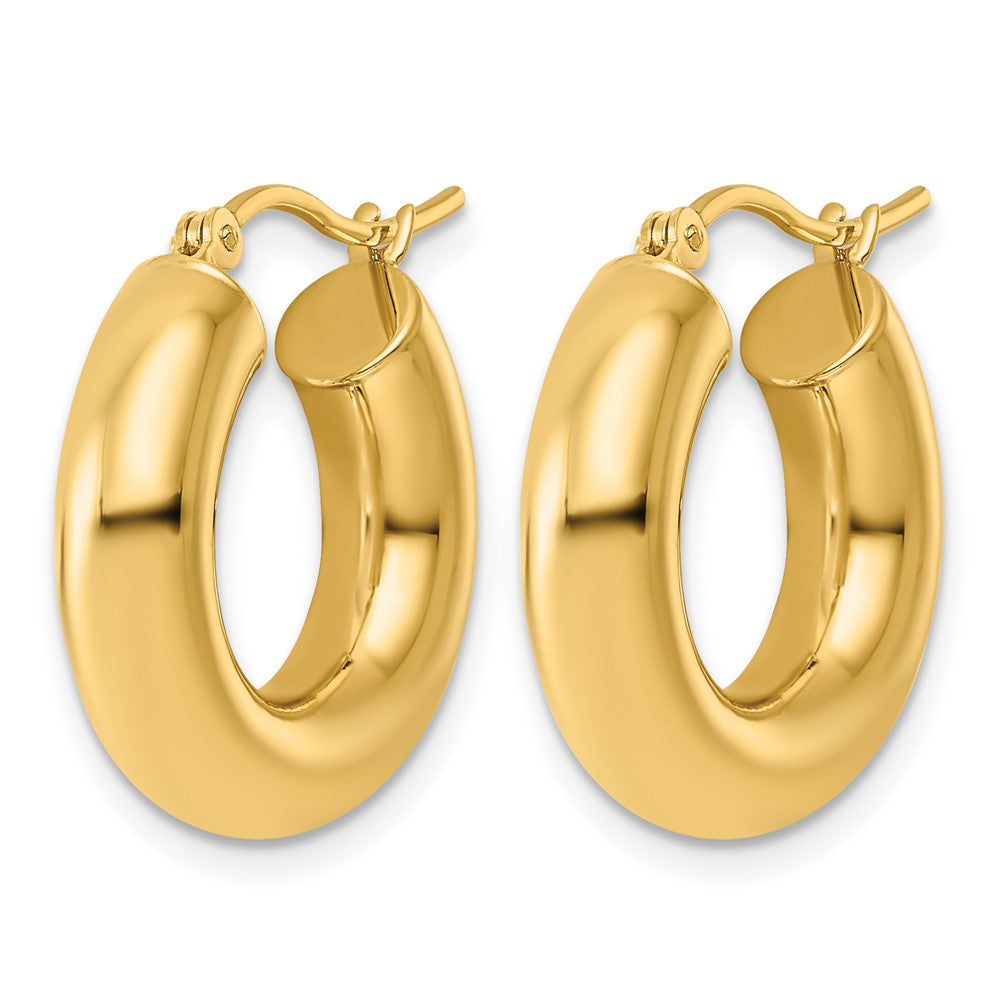 FJC Finejewelers 14 kt Yellow Gold Polished x 20mm Lightweight Hoop Earrings 20 mm x 5 mm