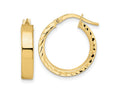 FJC Finejewelers 14 kt Yellow Gold Polished Hoop Earrings 18 x 18 mm