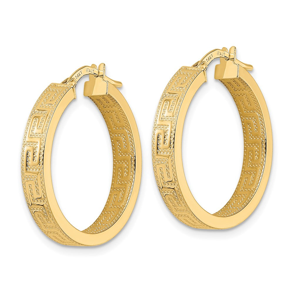 FJC Finejewelers 14 kt Yellow Gold Polished Hoop Earrings 24 x 23 mm