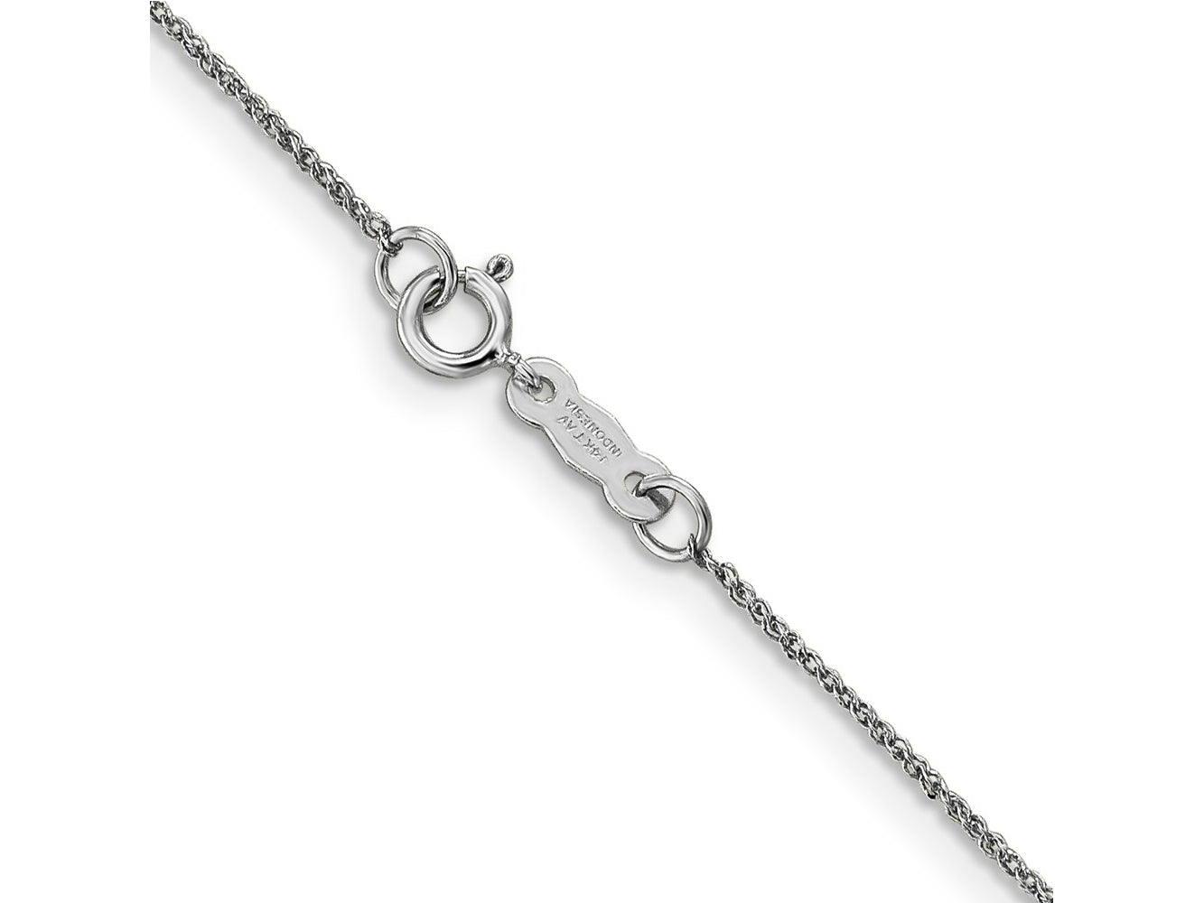 FJC Finejewelers 14 kt White Gold .70mm Ropa Chain 22 Inches