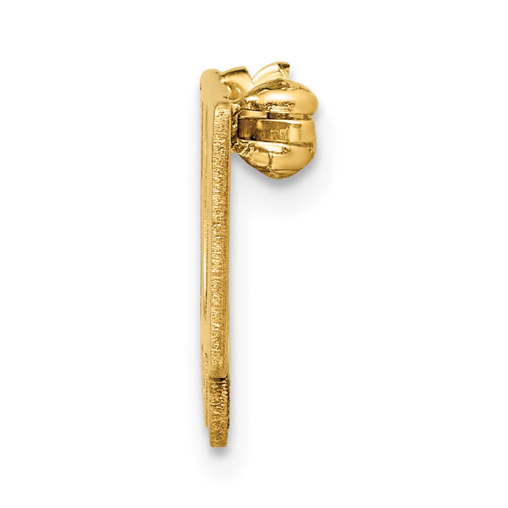FJC Finejewelers 14 kt Yellow Gold Pin Polished Mom Pin 12 x 38 mm