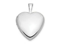 FJC Finejewelers 14 kt White Gold Heart Locket Charm 21 mm x 16 mm