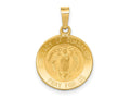 FJC Finejewelers 14 kt Yellow Gold Polished and Satin Our Lady Guadalupe Medal Hollow Charm 23 x 15 mm