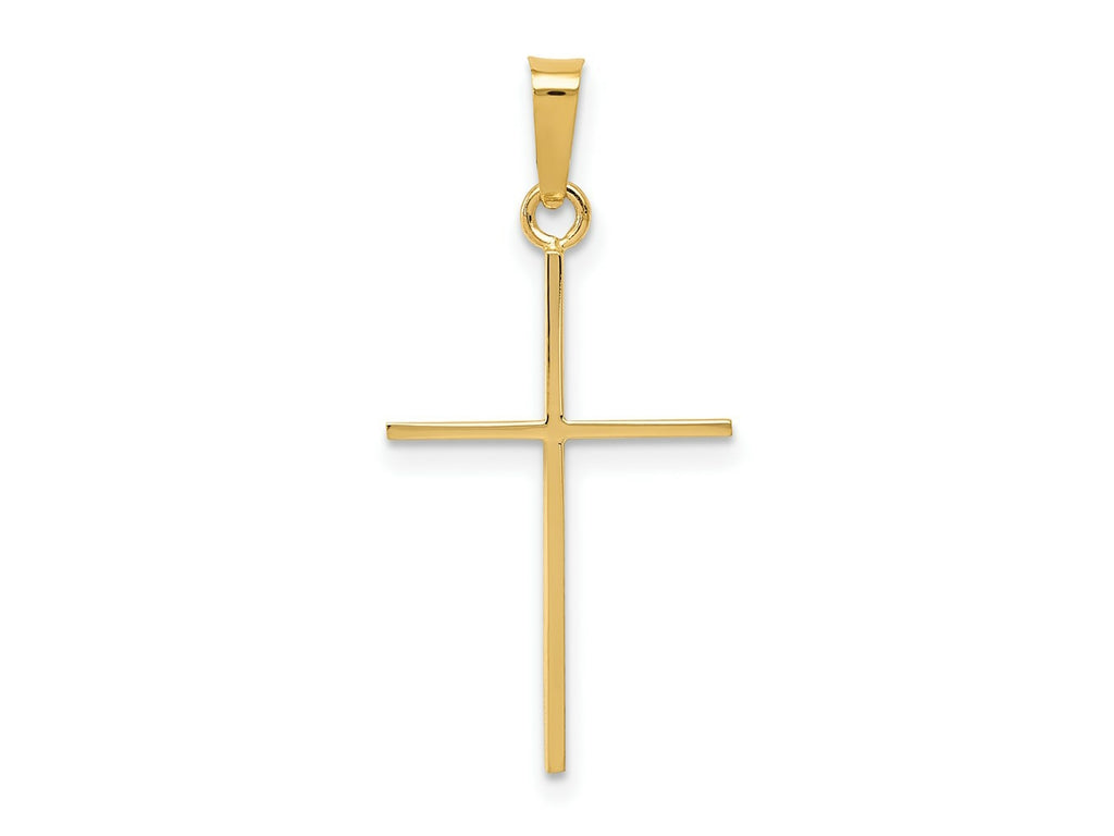 FJC Finejewelers 14 kt Yellow Gold Cross Charm 30 x 14 mm