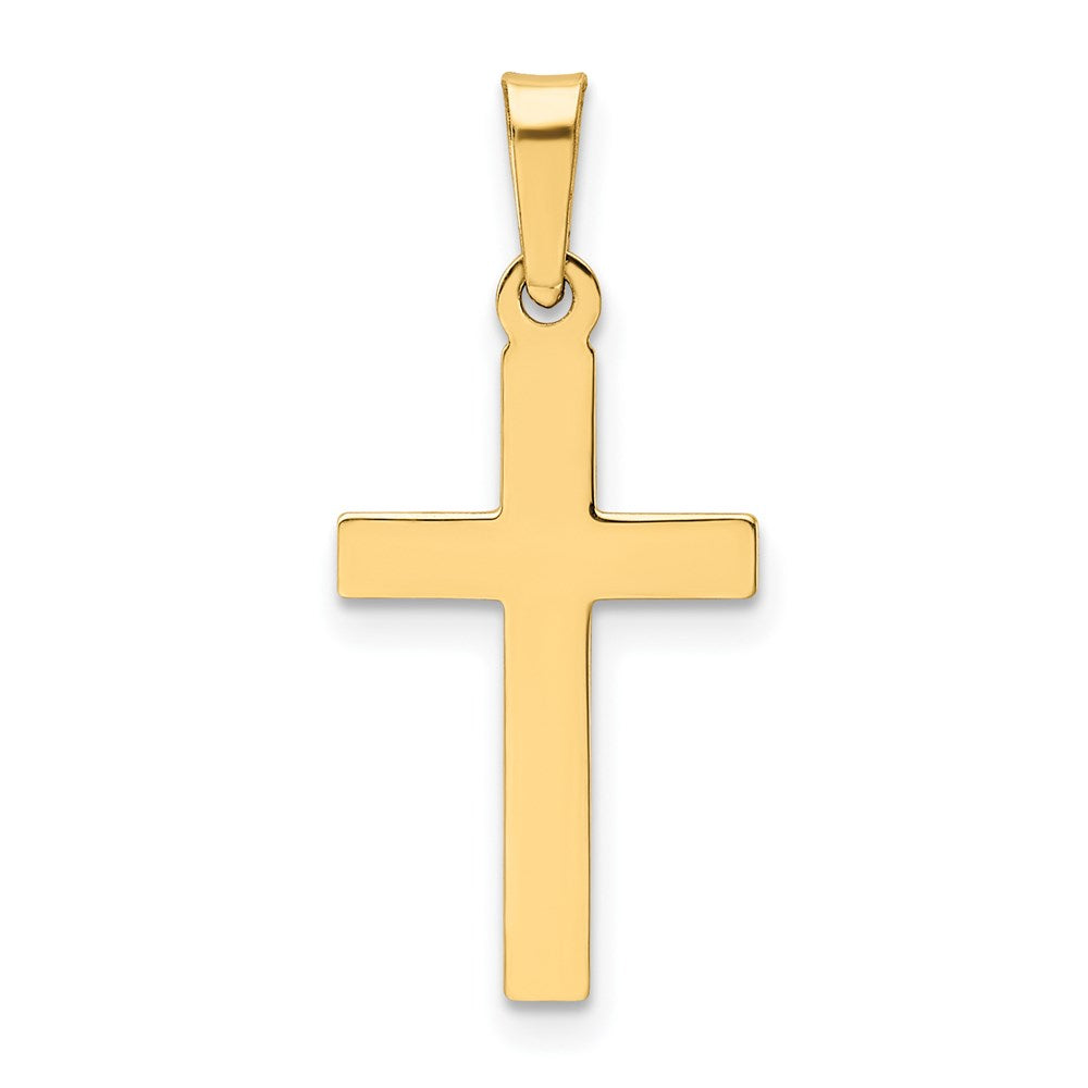 FJC Finejewelers 14 kt Yellow Gold Polished Latin Cross Charm 27 x 12 mm