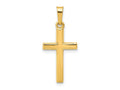 FJC Finejewelers 14 kt Yellow Gold Polished Latin Cross Charm 27 x 12 mm