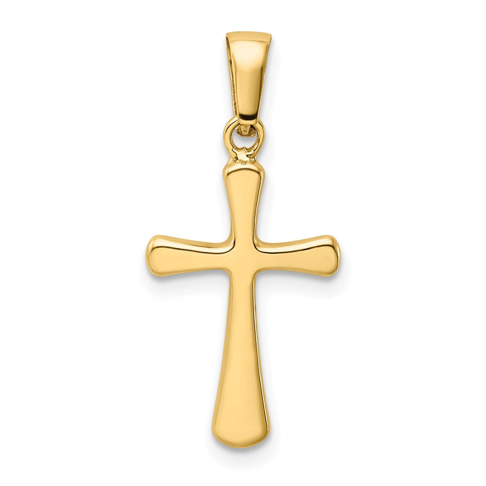 FJC Finejewelers 14 kt Yellow Gold Polished Cross Charm 25 x 12 mm
