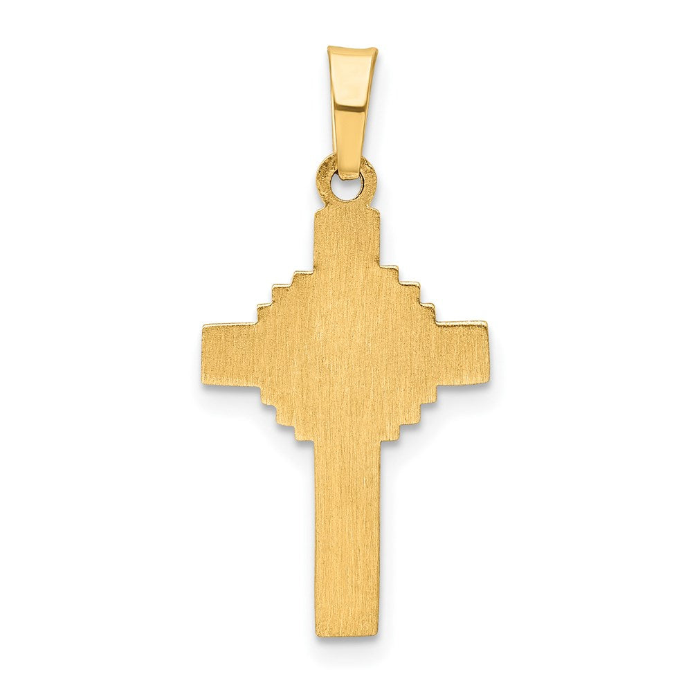 FJC Finejewelers 14 kt Yellow Gold Polished Celtic Cross Charm 27 x 13 mm