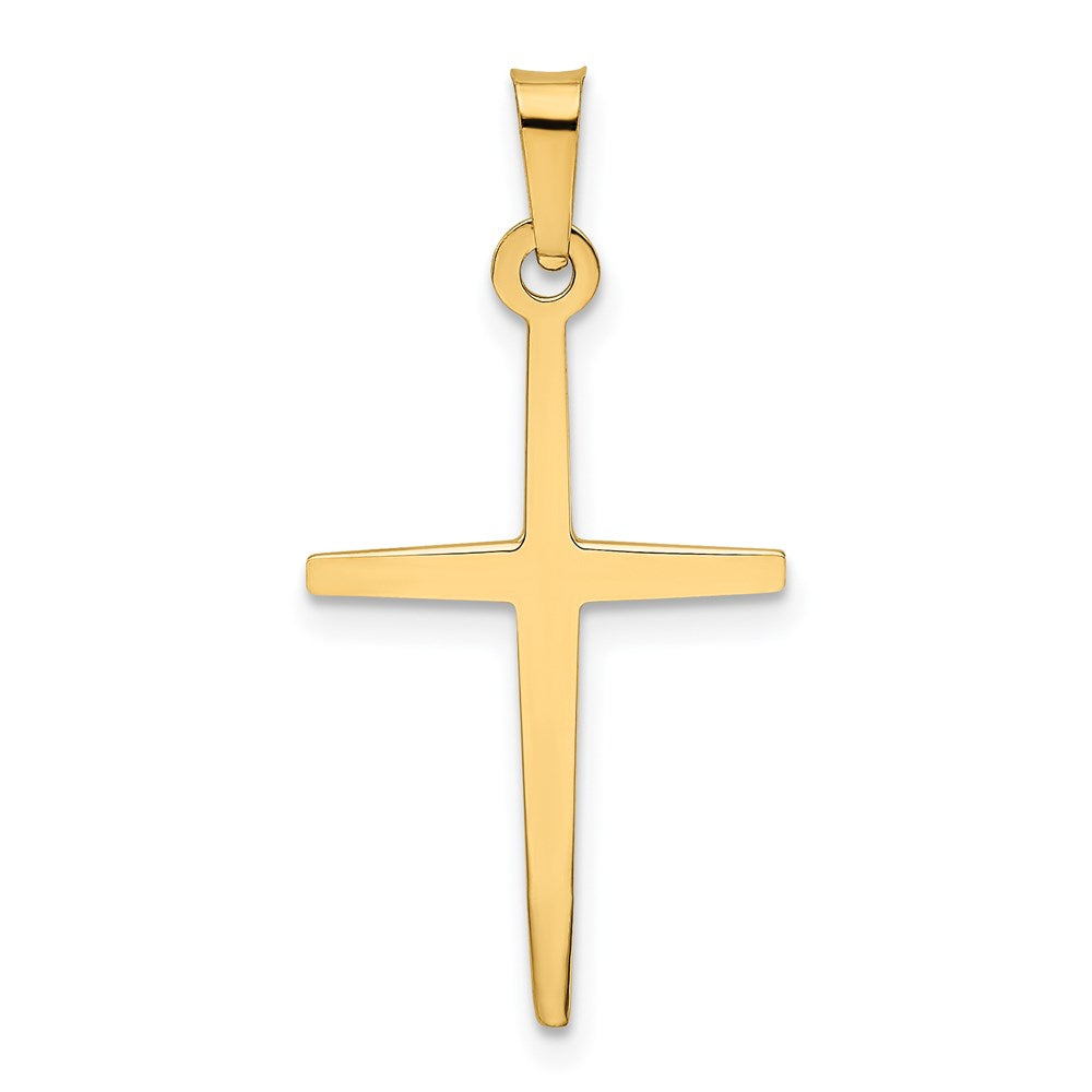 FJC Finejewelers 14 kt Yellow Gold Polished Latin Cross Charm 31 mm