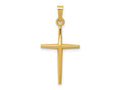 FJC Finejewelers 14 kt Yellow Gold Polished Latin Cross Charm 31 mm