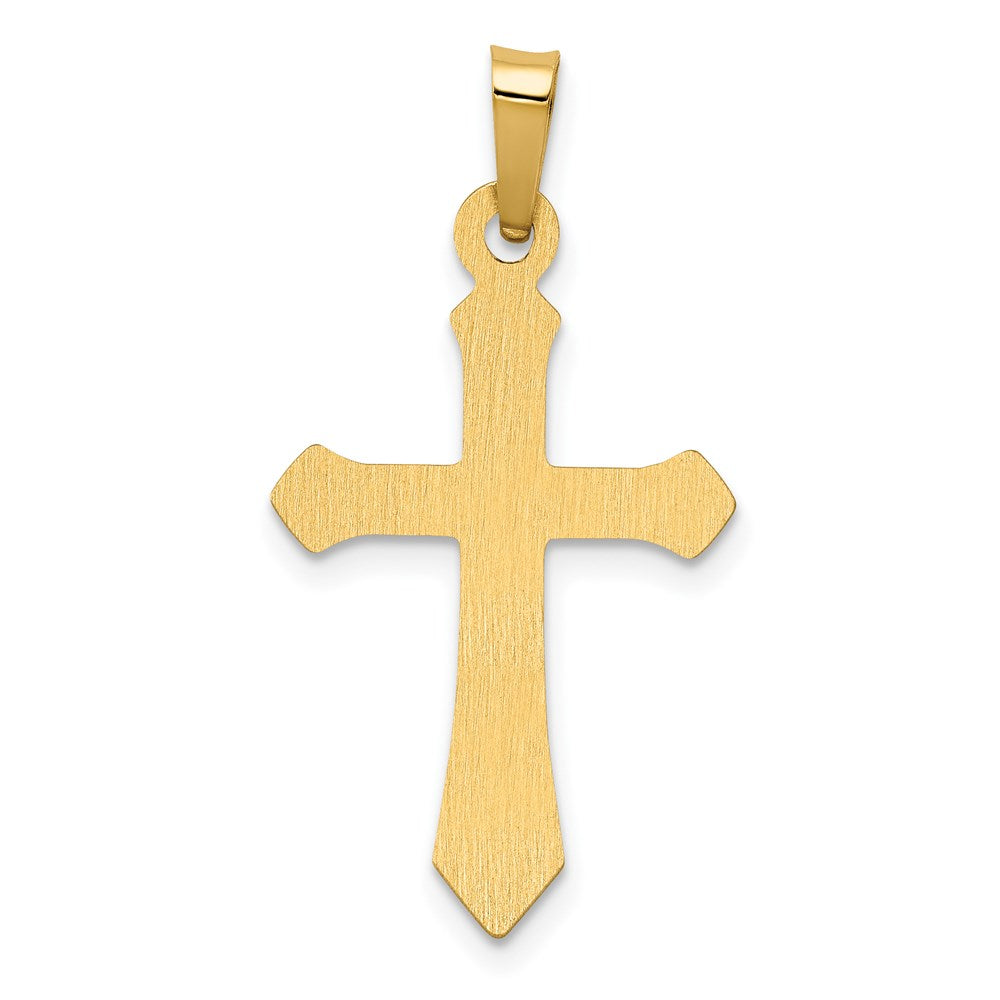 FJC Finejewelers 14 kt Yellow Gold Polished Cross Charm 27 x 14 mm